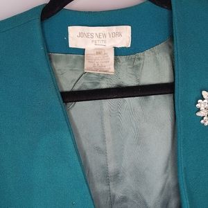 Teal blazer